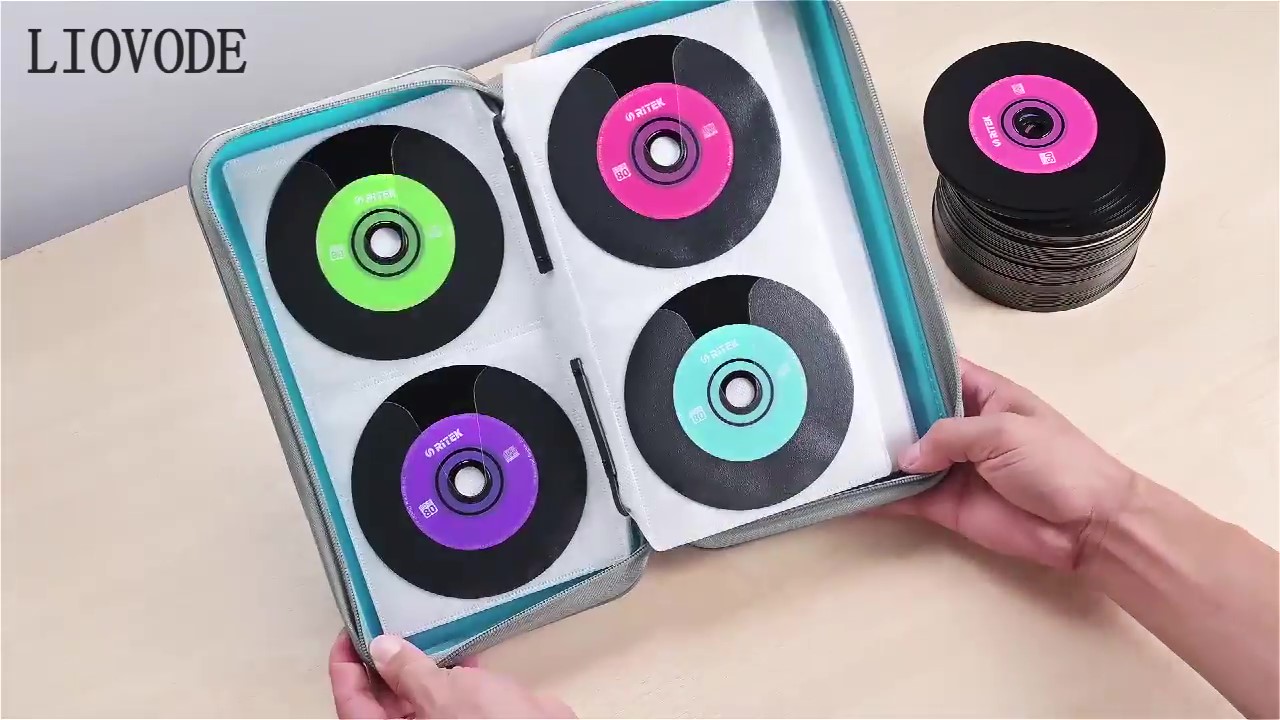 Amazon.com: LIOVODE DVD Case, 96 Capacity CD Case Portable CD